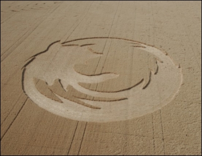 Il crop circle di Firefox
