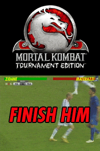 Zidane vs Materazzi in Mortal Kombat