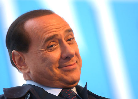 il premier Silvio Berlusconi