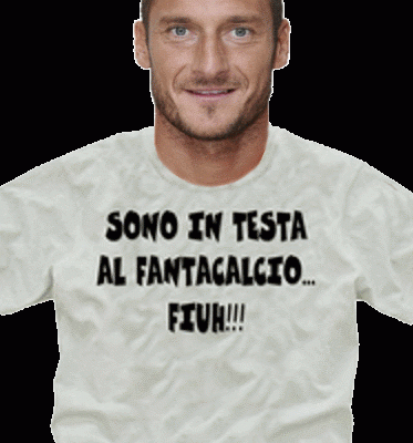 #QuaranTotti: Francesco Totti in testa al fantacalcio a quarant'anni
